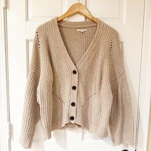 American Eagle Y2K Cozy Chunky Knit Cardigan Size XL
